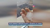 Violente grandinate nel veronese
