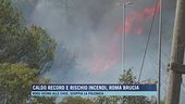 Caldo record e rischio incendi, Roma brucia