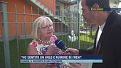 "Ho sentito un urlo e rumore di freni"