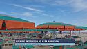 Fulmine in spiaggia ad Alba Adriatica