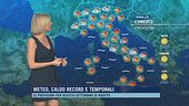 Meteo, caldo record e temporali