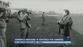 Domenico Modugno in partenza per Sanremo