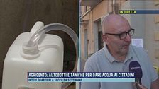 Agrigento: autobotti e taniche per dare acqua ai cittadini
