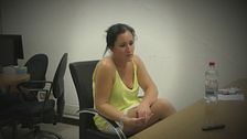 Alessia Pifferi durante il suo primo interrogatorio