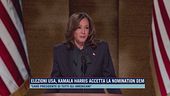 Elezioni Usa, Kamala Harris accetta la nomination dem