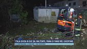 Italia divisa in due dal maltempo, frana di fango nel casertano