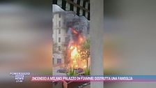 Incendio a Milano, palazzo in fiamme: distrutta una famiglia