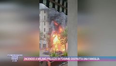 Incendio a Milano, palazzo in fiamme: distrutta una famiglia