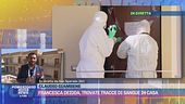 Francesca Deidda, una macchia di sangue sui cuscini del divano