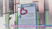 Stefano a Napoli cerca l'anima gemella con i manifesti