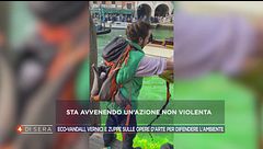 Eco-vandali, vernici e zuppe sulle opere d'arte per difendere l'ambiente