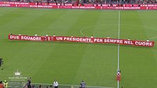 L'omaggio a Silvio Berlusconi