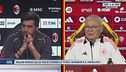 Milan-Roma, la conferenza stampa doppia