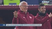 Roma-Juve mai banale: Ranieri, Totti e la Champions di stasera