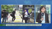 Malpensa, il ritorno dell'Inter da Monaco: silenzio totale