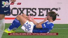 Como-Inter, la moviola: contatto Bastoni-Nico Paz, cosa è successo