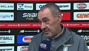 Sarri: "Partita difficilissima. Motta? Ha numeri impressionanti"