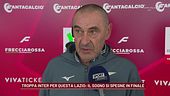 Sarri: "Abbiamo fatto tutto da soli. Derby? A mezzogiorno giocano loro, io non vengo..."