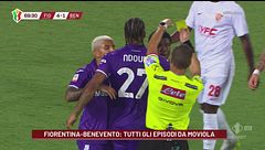 Fiorentina-Benevento, la moviola di De Marco: "Ammonizione Oulai? Non c'è il fallo precedente"