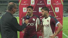 Simeone e Vlasic: "Atteggiamento giusto. Milan? Tutte le partite sono difficili"