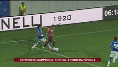 La moviola di Cremonese-Sampdoria infiamma lo studio: era rigore su Vandeputte?
