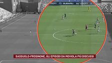 Sassuolo-Frosinone, gli episodi da moviola più discussi