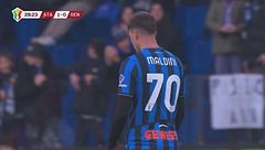 Il palo nega la gioia del gol a Maldini, Atalanta-Genoa 1-0