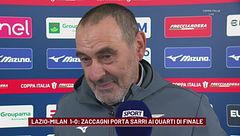 Sarri: "Siamo qui nonostante le grandi difficoltà"