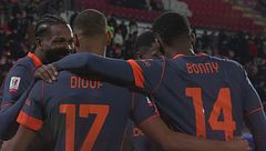 Assist di Thuram e gol di Diouf (Inter-Torino 2-0)