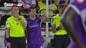 Quasi golazo, cavalcata e botte: la prima di Mastantuono alla Fiorentina in 45"