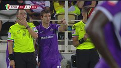 Quasi golazo, cavalcata e botte: la prima di Mastantuono alla Fiorentina in 45"
