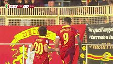 Iemmello-gol, sorpasso del Catanzaro