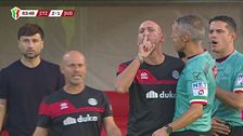 Iemmello-Possanzini, che tensione! Il gestaccio dell'allenatore