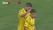 Il Frosinone trova il raddoppio con la Juve Stabia: eurogol di Cichella!