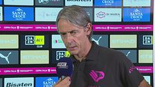 Inzaghi: "Arrabbiato per i due gol subiti, ma poi la squadra è stata brava a reagire"