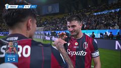 Orsolini su rigore regala il pareggio al Bologna