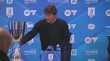 Conte: "Il trofeo me lo porto via, abbiamo fatto fatica a conquistarlo"