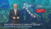 Meteo, inizio settimana all'insegna del maltempo