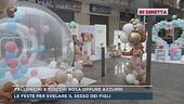 Palloncini e fiocchi rosa oppure azzurri