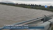 Il fiume Orba fuori dagli argini