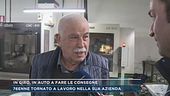 In giro, in auto a fare le consegne