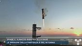 Space X, il razzo rientra alla base