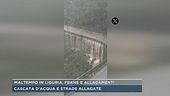 Maltempo in Liguria, frane e allagamenti