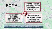 Roma, il tour degli occupanti abusivi