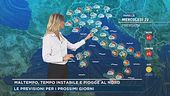 Maltempo, tempo instabile e piogge al nord