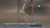 Spagna: grandine, vento, una tempesta devastante