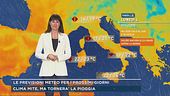 Le previsioni meteo per i prossimi giorni