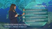 Le previsioni meteo per il weekend