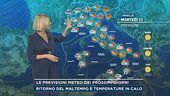 Le previsioni meteo dei prossimi giorni