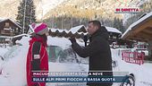 Parabrezza ghiacciati e strade scivolose